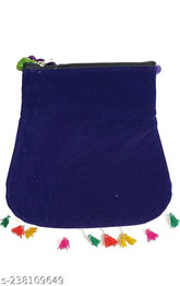 Stylish Rajasthani blue sling bag, fabric, embroidered net, handcrafted, Indian artisan craftsmanship